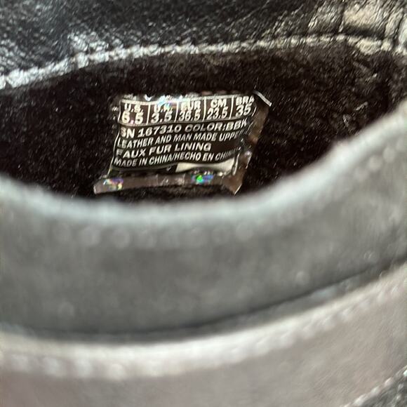 Skechers Frenchie Sleekish Wedge Boots with Buckle Detail Size 6.5 - Picture 8 of 11